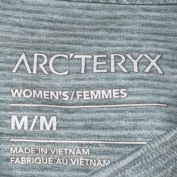 Arcteryx Women’s Kadem Henley Hiking V Neck Long Sleeve Size Medium - Picture 2 of 4